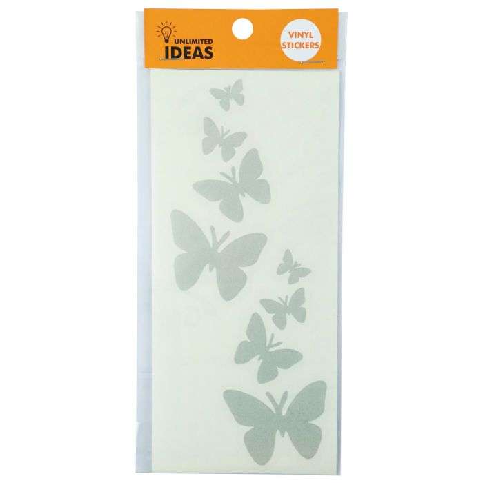 Unlimited Ideas Frosted Butterfly Sticker