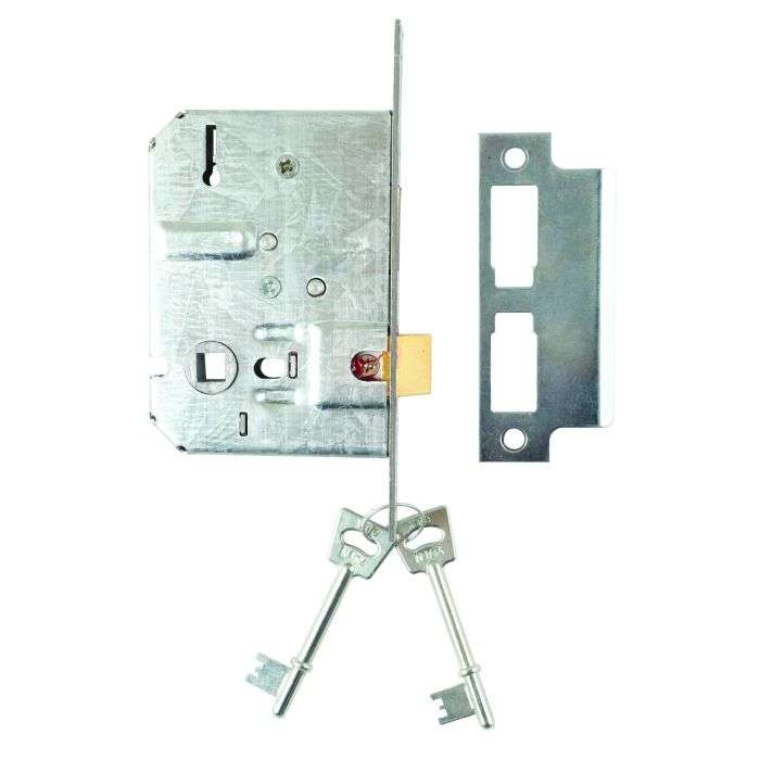 Yale Chrome Plated 4 Lever Mortice Lock