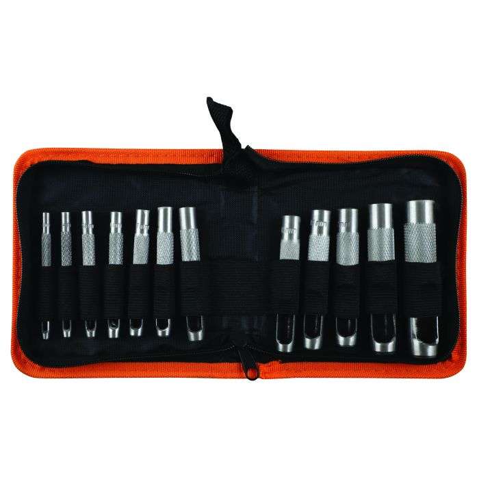 Harden 12 Piece Hollow Steel Punch Set