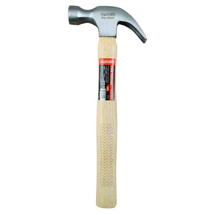 Harden Claw Hammer With Oak Handle 500g