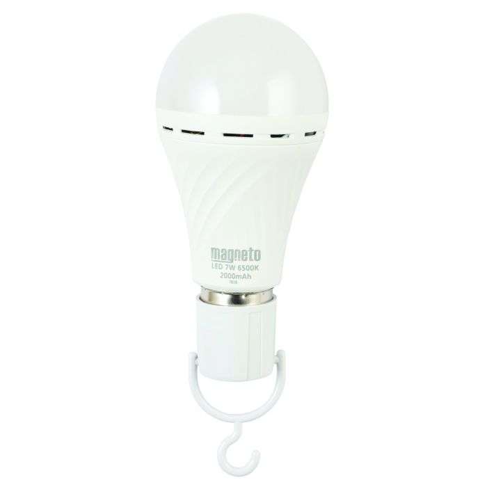 Magneto 7W Cool Daylight Rechargeable E27 LED Lamp