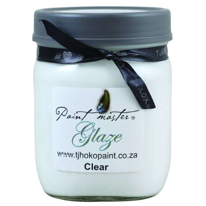 Tjhoko 500ml Clear Glaze Decorative Chalked