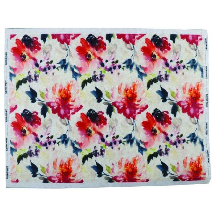 Tjhoko Watercolour Blossom Craft Tissue Paper 400 x 300mm