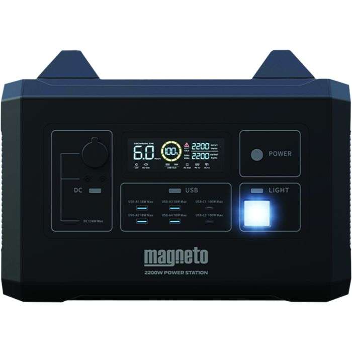 Magneto Portable Power Station 2200W/2016Wh