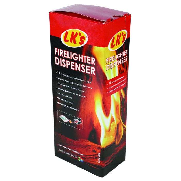 LK'S Braai Firelighter Dispenser  10 Pack