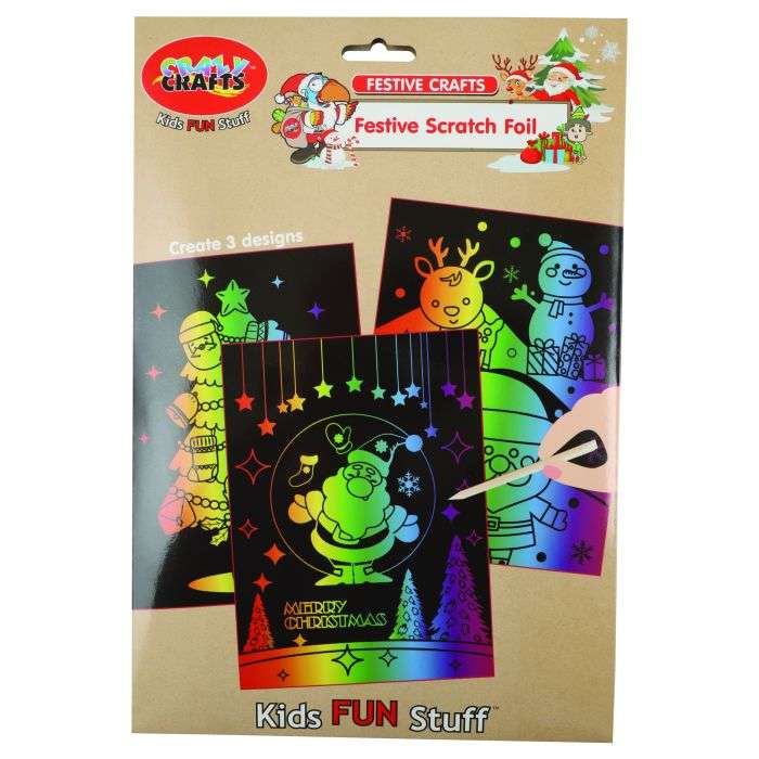 Crazy Craft Festive Scratch Paper