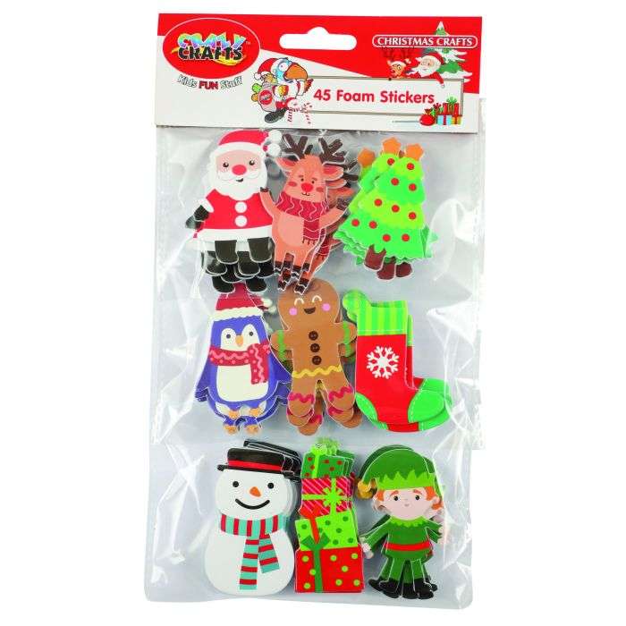 Crazy Craft Multipack Festive Foam Stickers