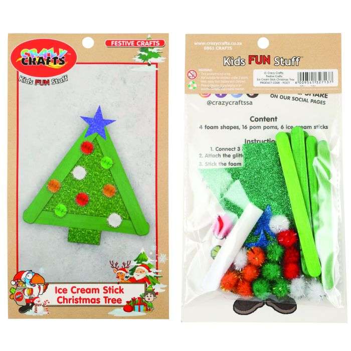 Crazy Craft Ice Cream Christmas Tree Kit