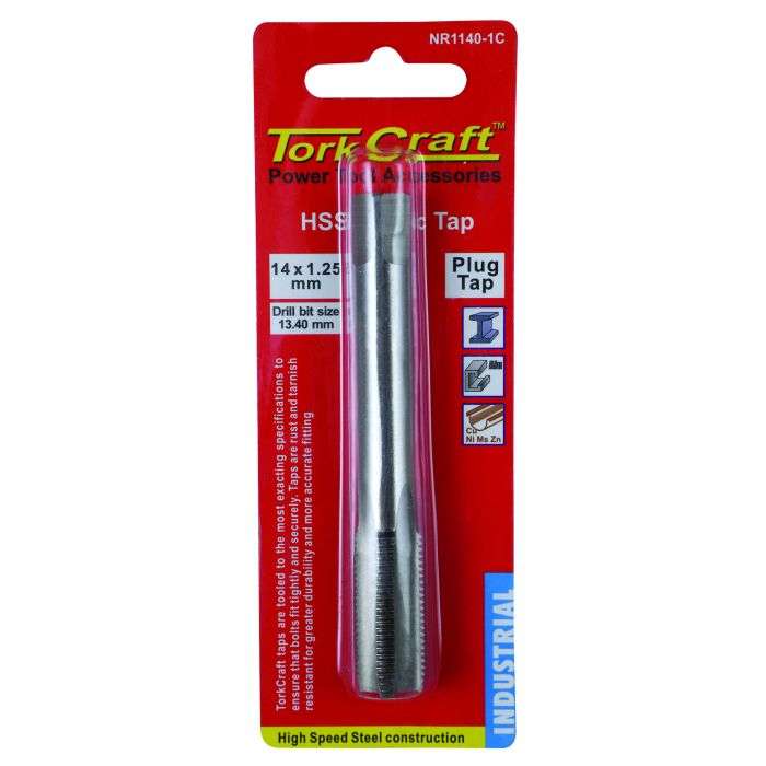 Tork Craft Tap Cutting Tool 14x1.25mm HSS