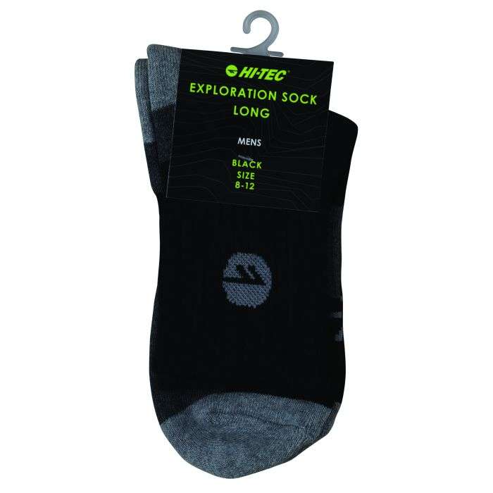 Hi-Tec Long Black Exploration Socks