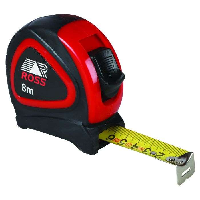 Ross 8m x 25mm Tape Measure F7227