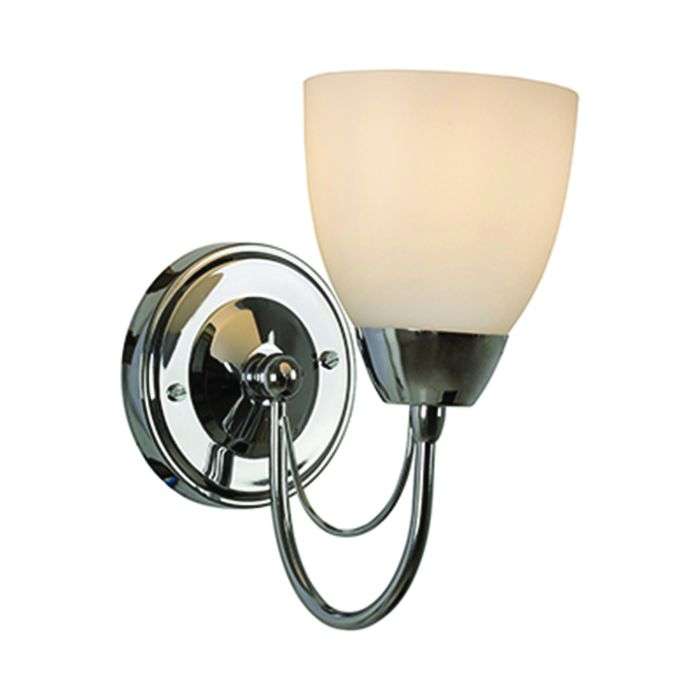 Radiant Chrome 1 Light Tulip Wall Light