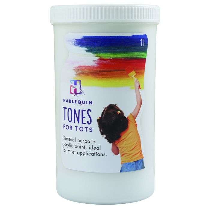 Harlequin's 1L Cloud White Tones for Tots Craft Paint
