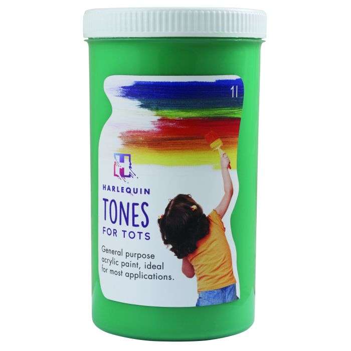 Harlequin's 1L Green Bean Tones for Tots Craft Paint