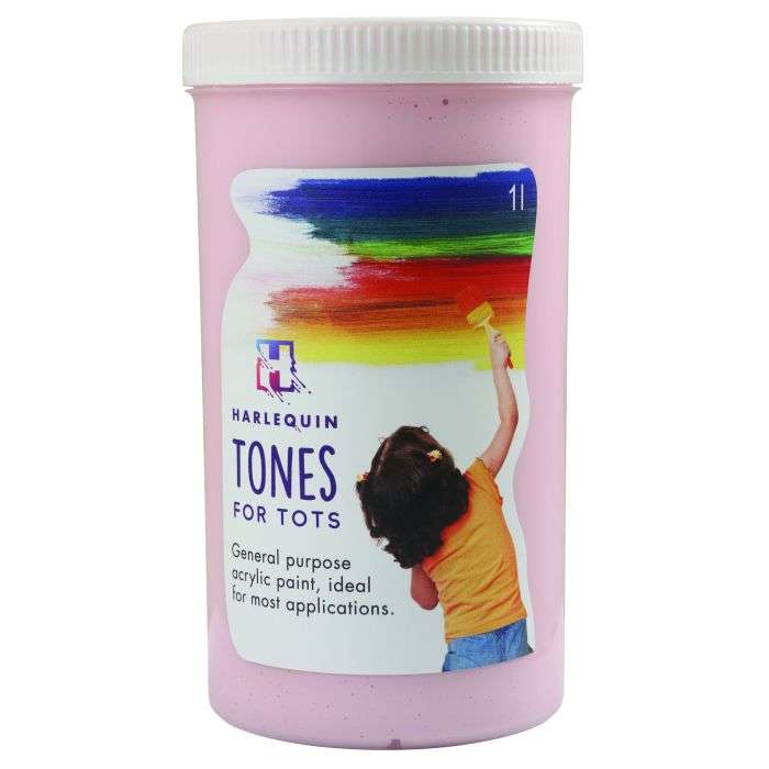 Harlequin's 1L Pinkalicious Tones for Tots Craft Paint TOTL
