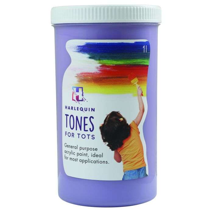 Harlequin's 1L Purple Haze Tones for Tots Craft Paint