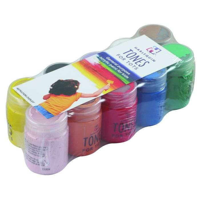 Harlequin's Tones for Tots Craft Paint Kit 10 x 50ml