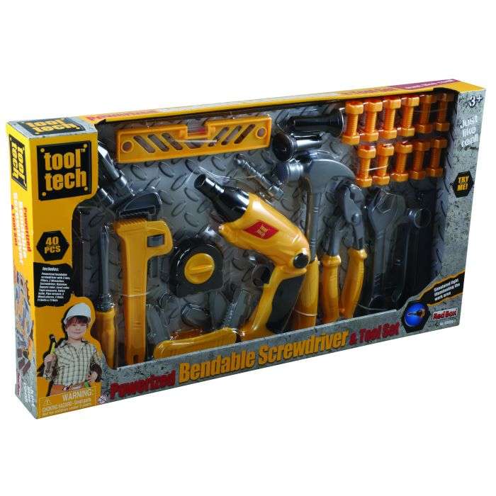 ToolTech Powerized Toy Screwdriver & Tool Set