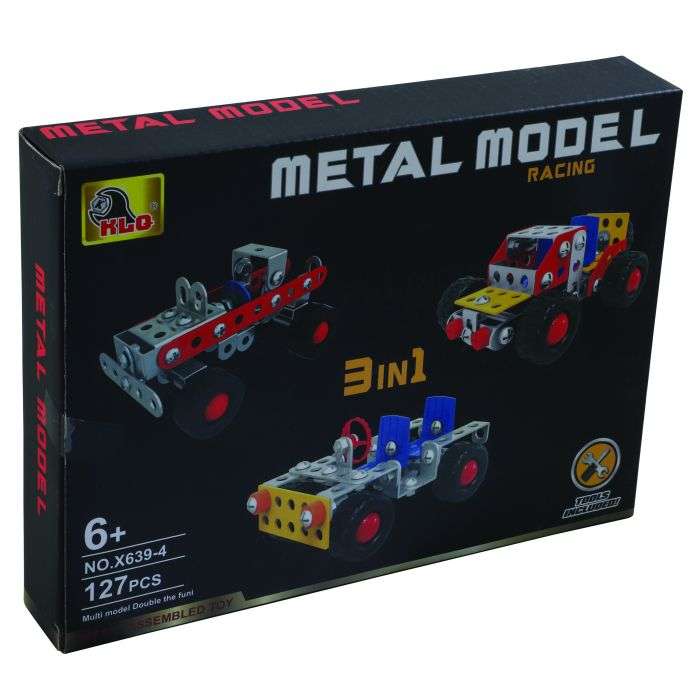 Ideal Toys Metal DIY 3IN1 Racing Model