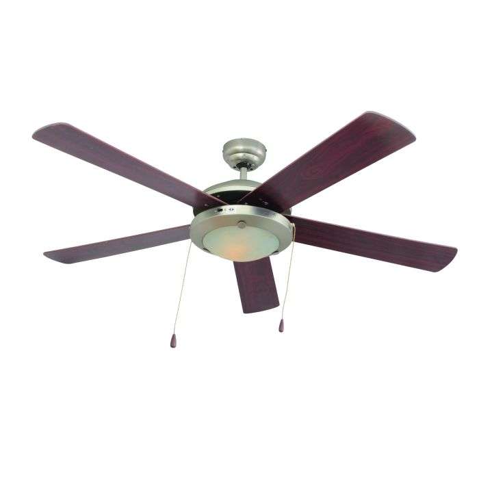 Eurolux Chrome Cherry Comet Ceiling Fan 5 Blades 132cm