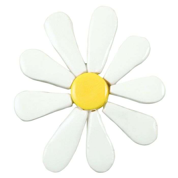 The Clay Club Daisy Flower Full Mosaic Tile