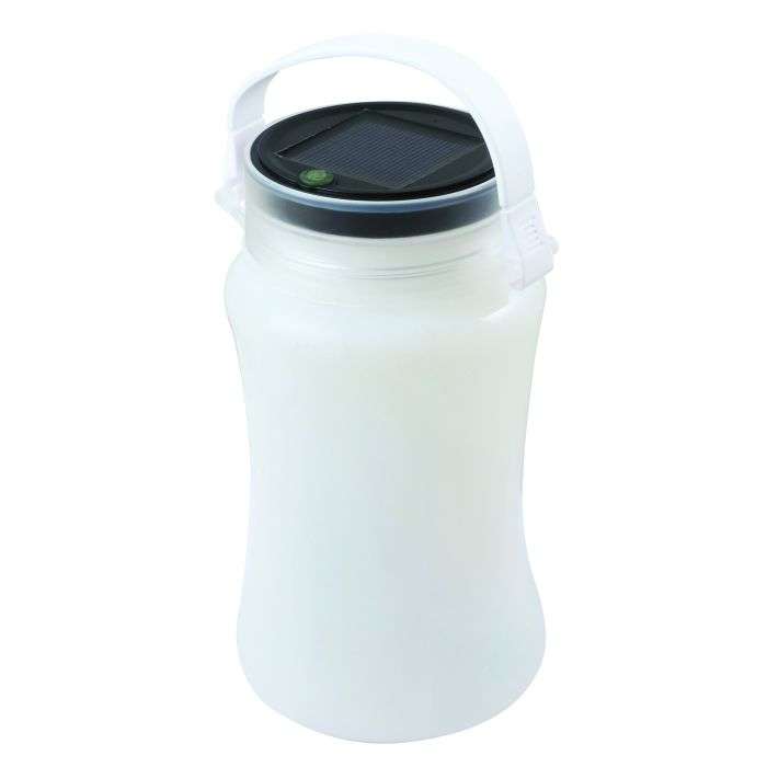 Ultrate LED Rechargeable White Solar Lantern Bottle