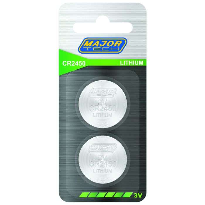 Major Tech Lithium Coin Battery CR2450