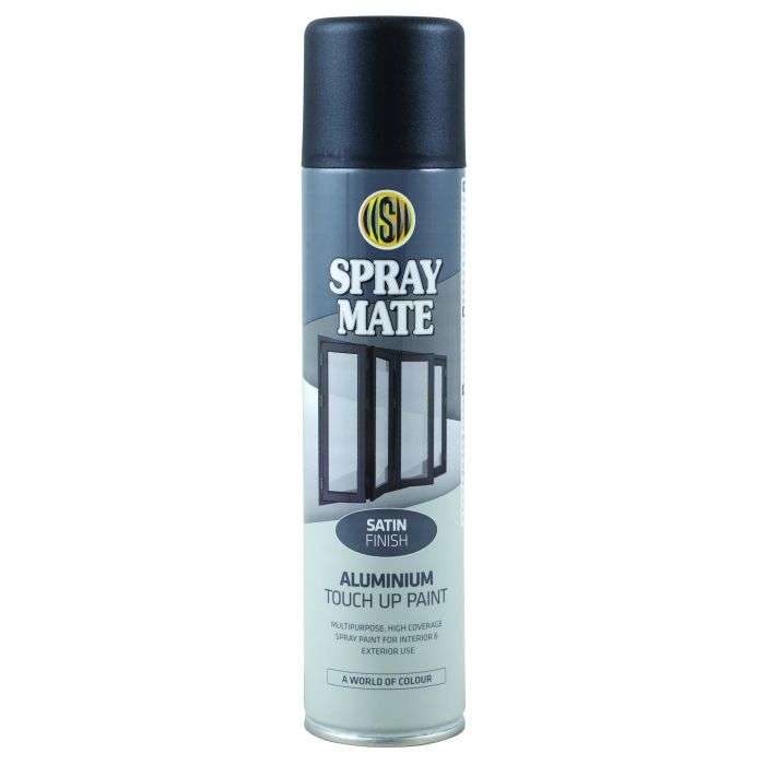 Spray Mate Aluminium/Black Touch Up Satin 250ml