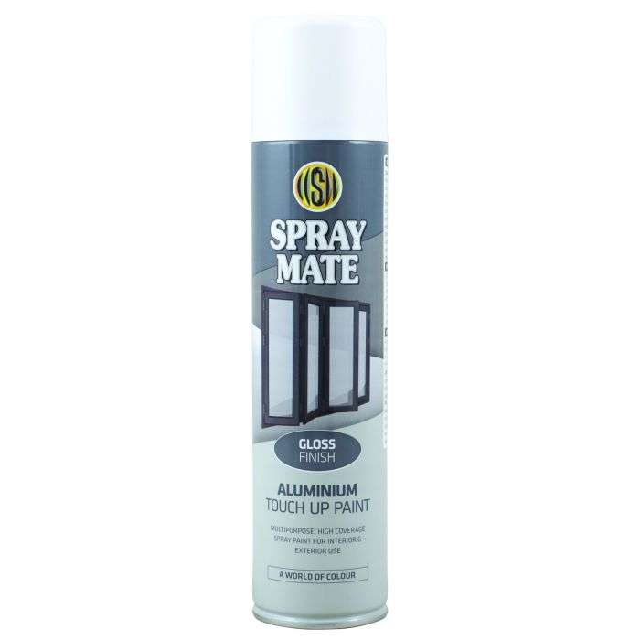 Spray Mate Aluminium/White Touch Up Gloss 250ml