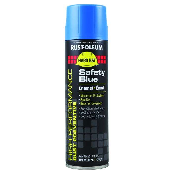 Rust-Oleum Safety Blue Spray Paint Hard Hat V2100