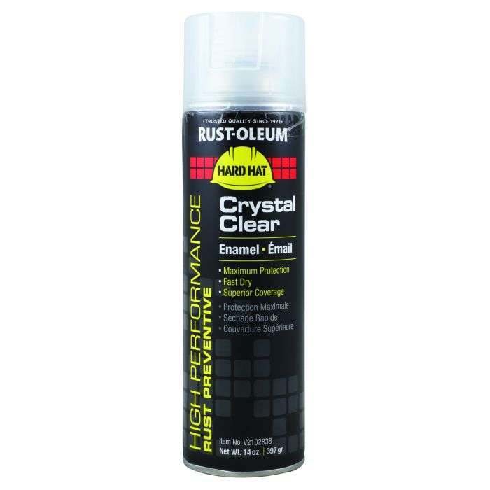 Rust-Oleum Crystal Clear Spray Paint Hard Hat VS2100