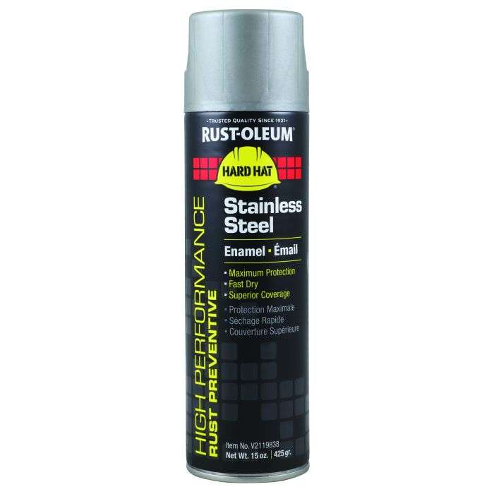 Rust-Oleum Stainless Steel Spray Paint Hard Hat VS2100
