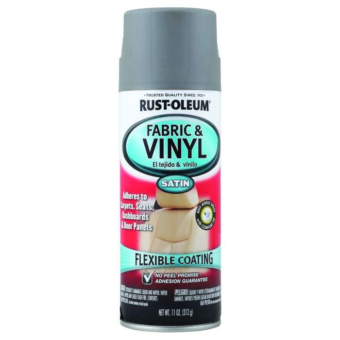 Rust-Oleum Flat Gray Vinyl & Fabric Auto Spray Paint 312g