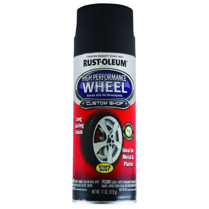 Rust-Oleum Flat Black High Performance Auto Spray Paint 312G