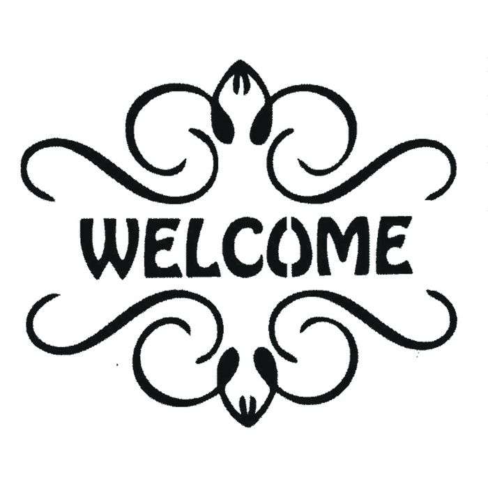 Unlimited Welcome Stencil 400mm