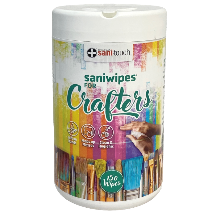 Saniwipes Crafters Canister 150 Wipes