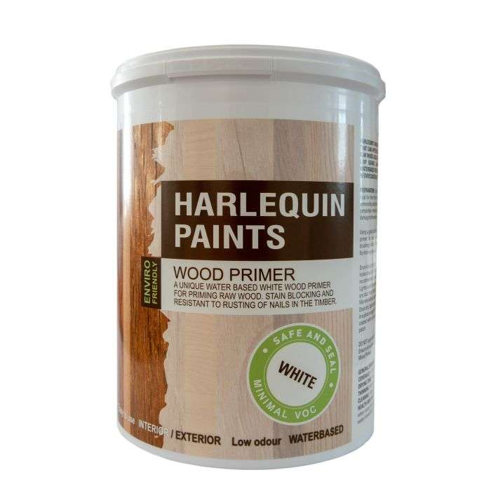 Harlequins Wood Primer Craft Paint 5L