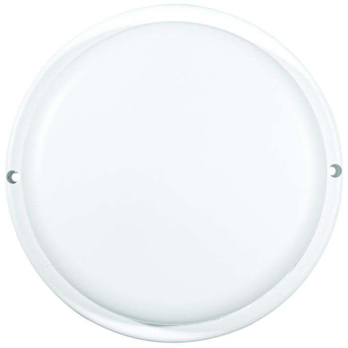 Major Tech White Round Bulkhead LED Light 12w