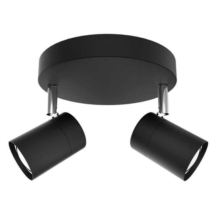 Bright Star Black Chrome 2 Lights Spotlight