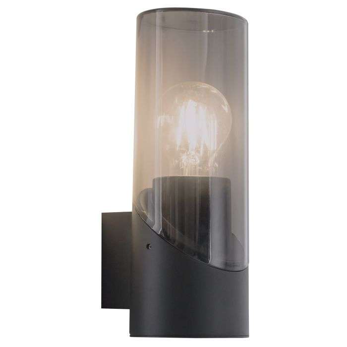 Bright Star Black & Smoke Facing Up Lantern Light
