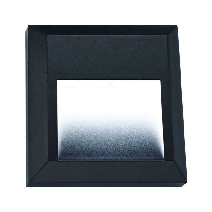 Bright Star Black Footlight Square 1W LED CTT