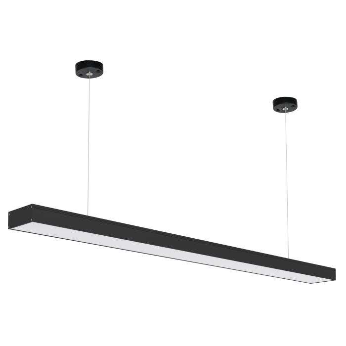 Bright Star Black 1200mm Suspended Pendant 36w LED