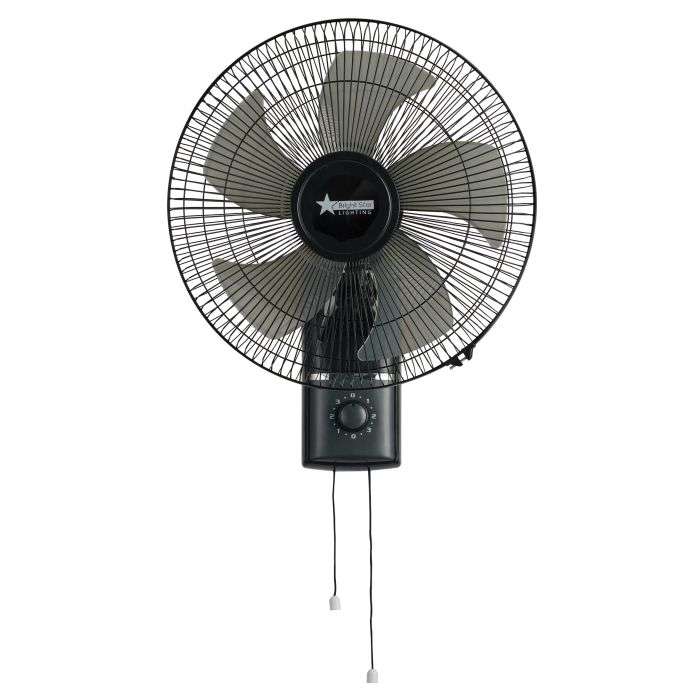 Bright Star Black Fan Wall Pull Switch 400mm