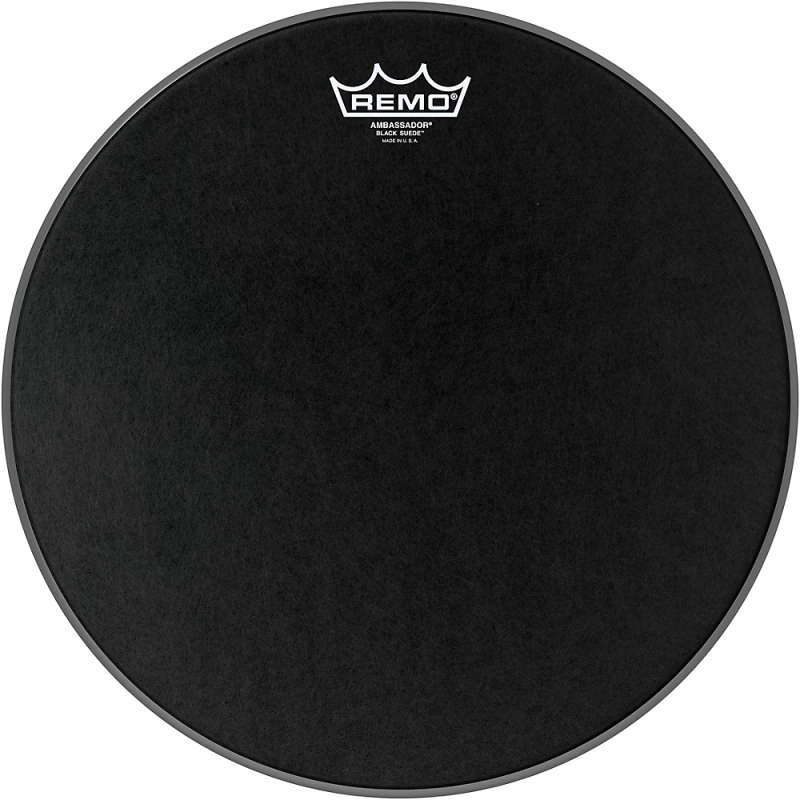 Remo Black Suede Ambassador Batter Drumhead 14&quot;