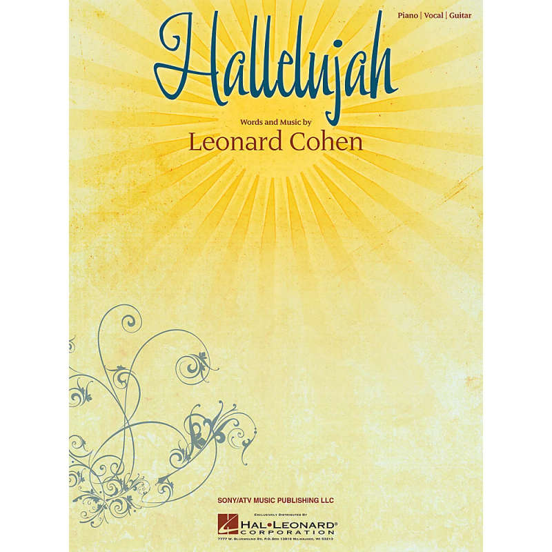 Hal Leonard Hallelujah By Leonard Cohen