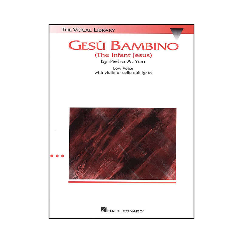 Gesu Bambino In C Major For Low Voice W/ Optional Violin Or Cello