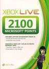 Xbox 360 Live 2100 points card (SA)