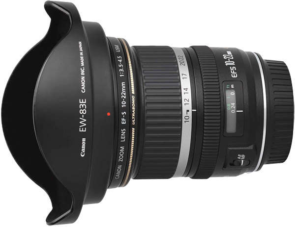 Canon EF-S 10-22mm f/3.5-4.5 USM Lens Product Images