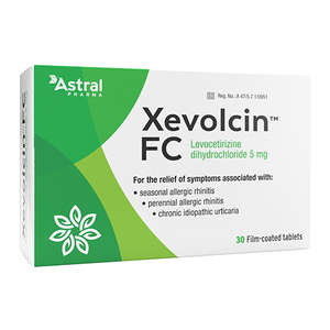 XEVOLCIN 5MG FC TAB 30