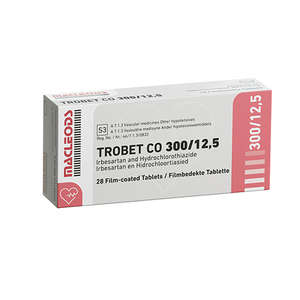 TROBET CO 300/12.5MG TABS 28